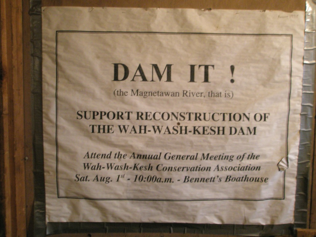 From WahWashKesh Dam replacement project